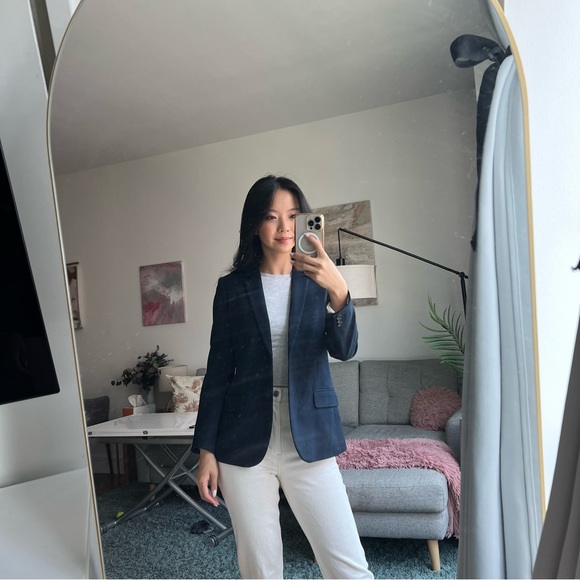 Navy J. Crew blazer - Picture 5 of 7